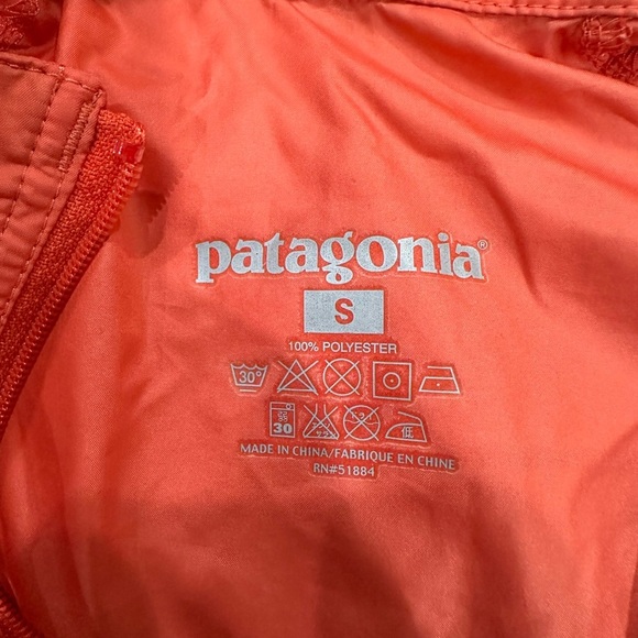 Patagonia Women's Vibrant Orange and Deep Red Windbreaker S - Picture 6 of 6